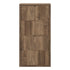 11.75" x 23.75" x 47.5" Cappuccino Particle Board Adjustable Shelves Bookshelf